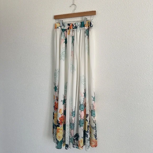 Afibii floral print maxi skirt Large - Picture 4 of 16
